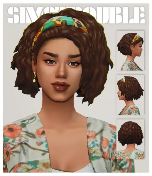 Simstrouble: Hilary Hair for Sims 4