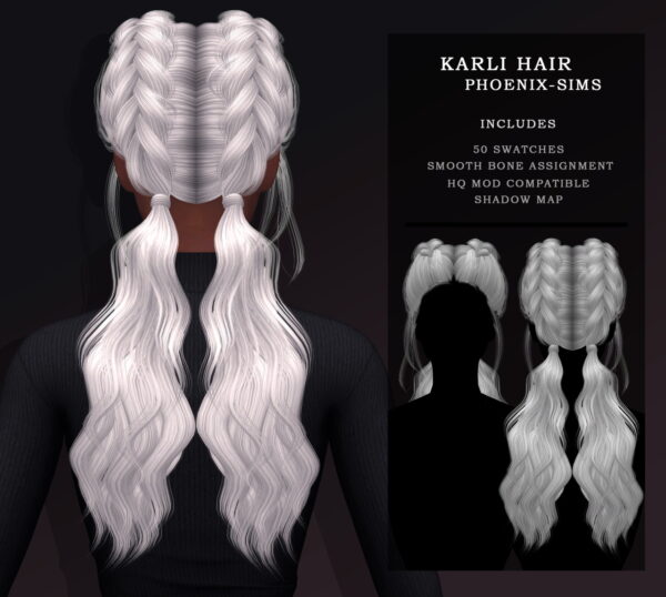 Phoenix Sims: Karli Hair and Charlie hair for Sims 4