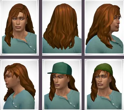 Birksches sims blog: Manu Hair for Sims 4
