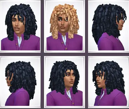 Birksches sims blog: Munir Hair for Sims 4