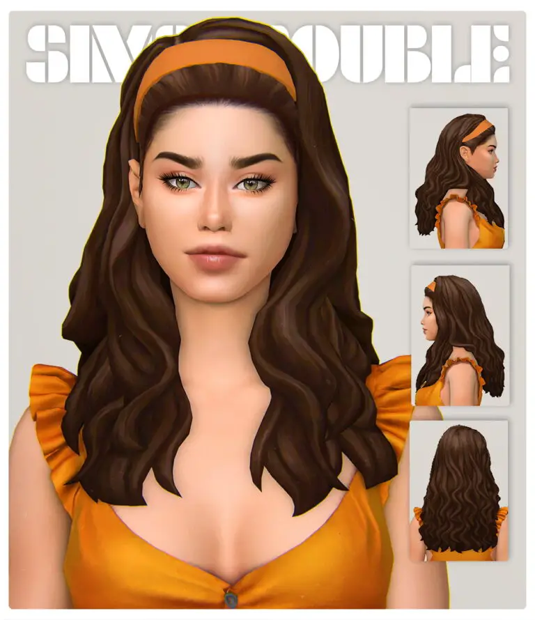 Simstrouble: Shelly Hair - Sims 4 Hairs