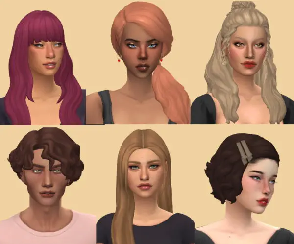 Simminginchi: More Sundance hairs recolors for Sims 4