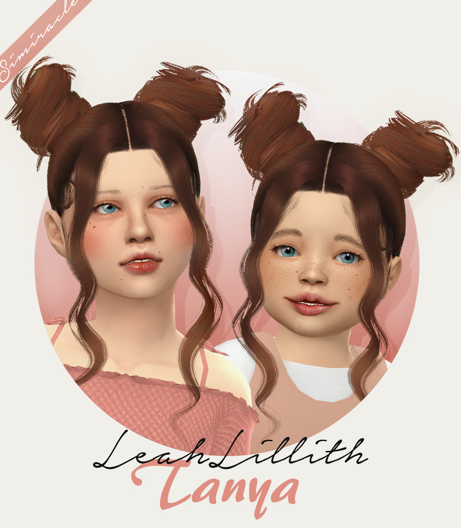 Nightcrawler`s Zara Hair Retextured Simiracle Sims 4 Hairs F1a