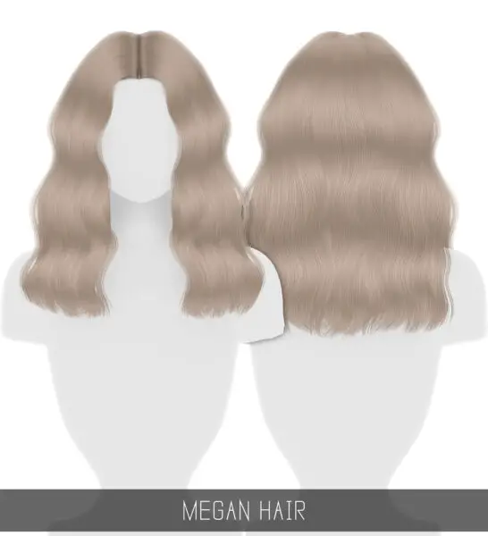 Simpliciaty: Megan Hair for Sims 4