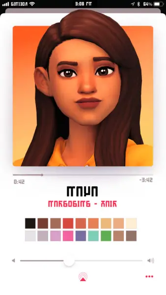 Marso Sims: Maya hairstyle for Sims 4