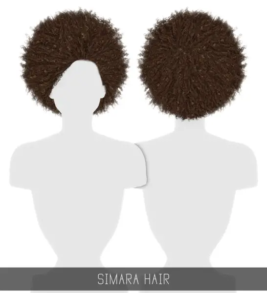 Simpliciaty: Simara hair for Sims 4