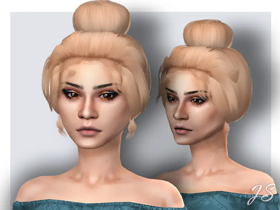 Sims 4 Cc Hair Bun