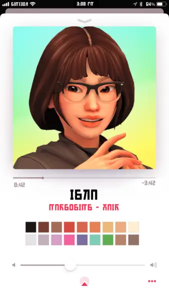 Marso Sims: Iska hair for Sims 4