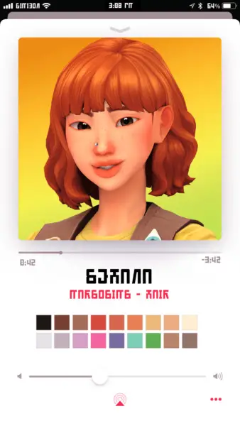 Marso Sims: Sehana hair for Sims 4