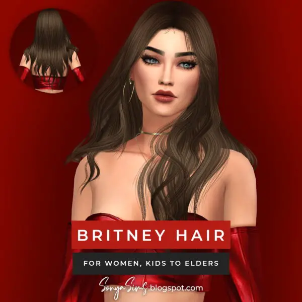 Sonya Sims: Andy and Britney Hair for Sims 4