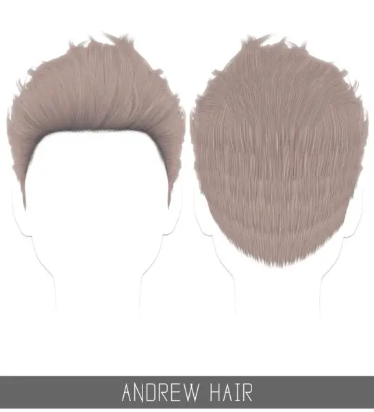 Simpliciaty: Andrew hair for Sims 4