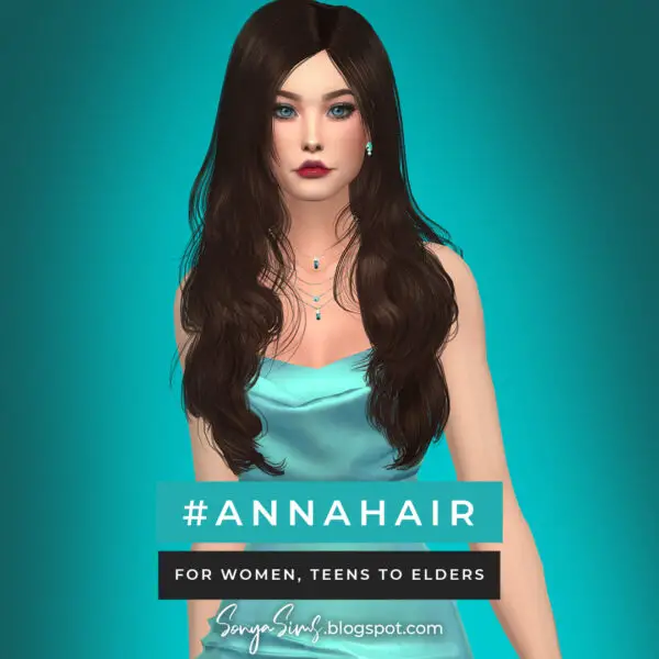 Sonya Sims: Blair and Anna Hair for Sims 4