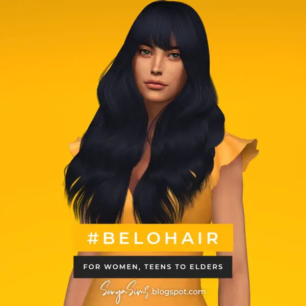 Sonya Sims: Belo and May Hair for Sims 4