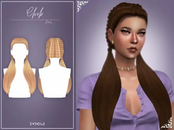 Enrique: Chik Hairstyle for Sims 4
