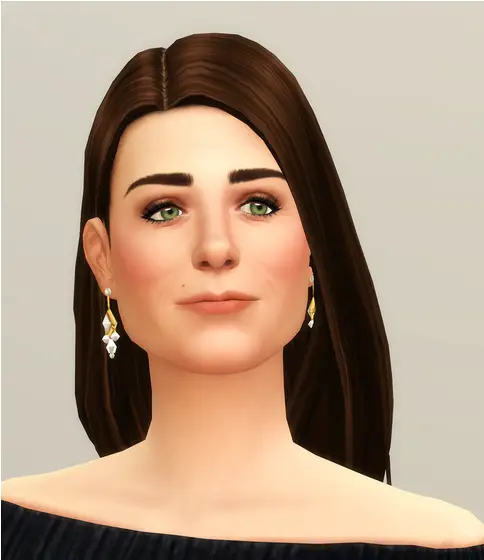 Rusty Nail: Kate Hair V2 for Sims 4