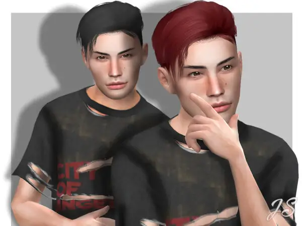 The Sims Resource: Male Hair 716 by JavaSims for Sims 4