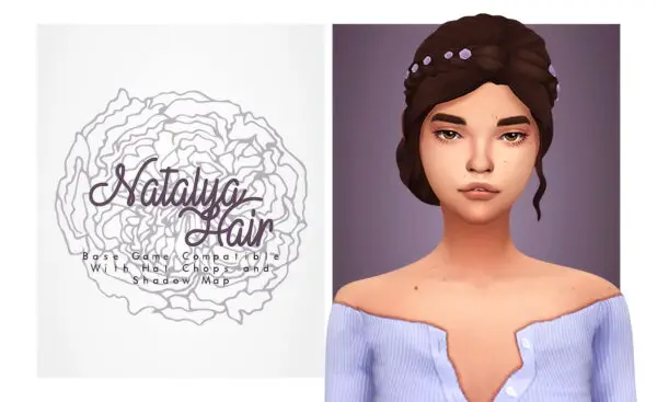 Isjao: Natalya Hair for Sims 4