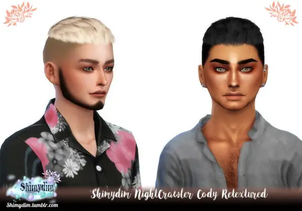 Shimydim: NightCrawler`s Cody hair Retexture for Sims 4