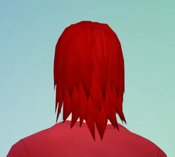 Mod The Sims: Kirishima Eijirou Triple Hairstyle bundle by Sakine for Sims 4