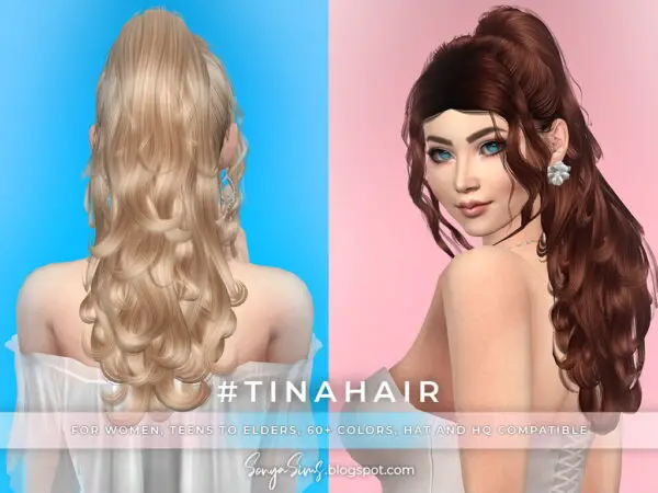 Sonya Sims: Tina and Taynara Hair for Sims 4