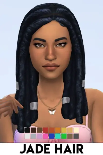 IMVikai: Jade Hair for Sims 4