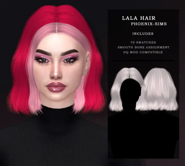 Phoenix Sims: Lala and Joslin Hair for Sims 4