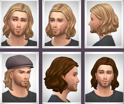 Birksches sims blog: Lewis Hair for Sims 4