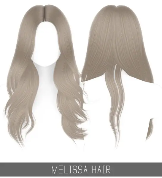 Simpliciaty: Melissa hair for Sims 4