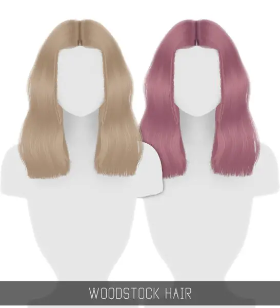 Simpliciaty: Woodstock Hair for Sims 4