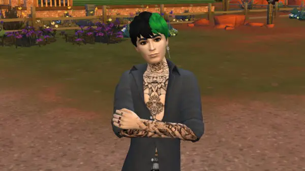 Mod The Sims: Two tone Split Short Hair by LightningBolt for Sims 4