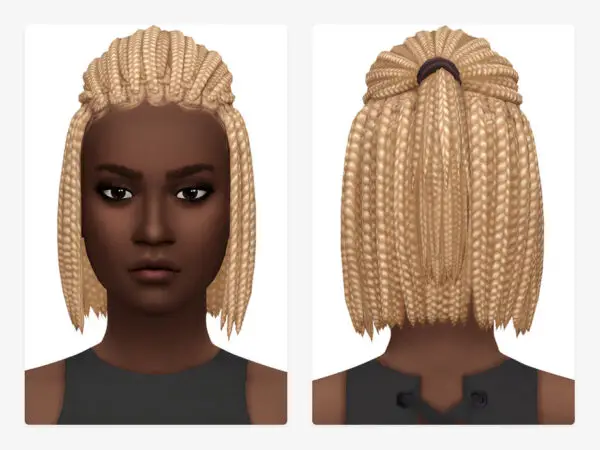 The Sims Resource: Danai Hair by Nords for Sims 4