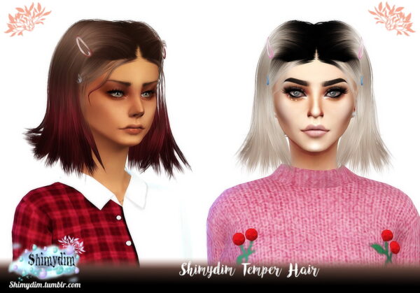 Shimydim: Temper Hair for Sims 4