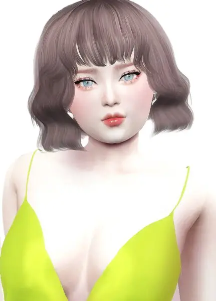 The Sims Resource: Wish Hair for Sims 4
