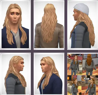 Birksches sims blog: Douglas Hair for Sims 4