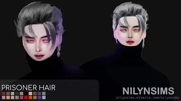 Nilyn Sims 4: Prisonier Hair for Sims 4