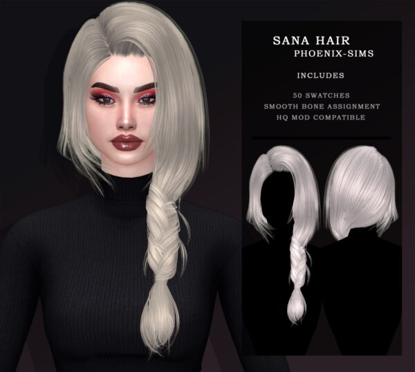 Sonya Sims: Yrene, Sana and Helys Hair for Sims 4