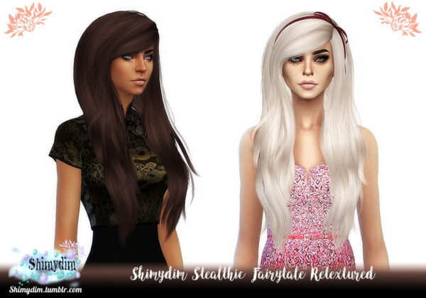 Shimydim: Stealthic`s Fairytale Hair Retexture for Sims 4