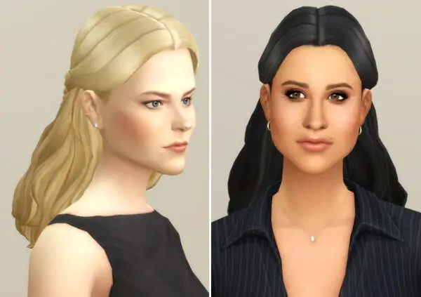 Rusty Nail: Kate Hairstyle V6 for Sims 4