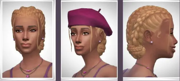 Birksches sims blog: Harlow Hairstyle for Sims 4