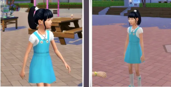 Birksches sims blog: Callie Kids Hair for Sims 4