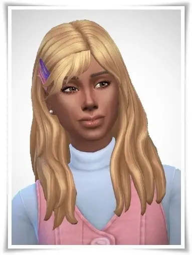Birksches sims blog: Adelynn Hairstyle for Sims 4