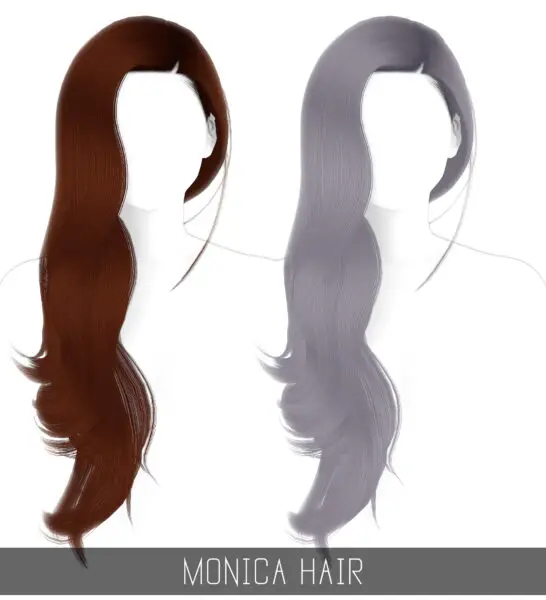 Simpliciaty: Monica Hair for Sims 4