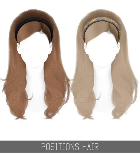 Simpliciaty: Positions hair for Sims 4