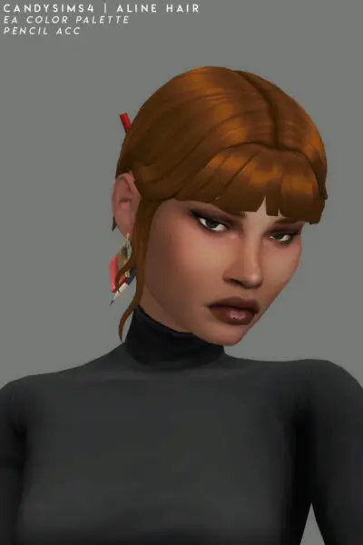 Candy Sims 4: Aline Hairstyle for Sims 4