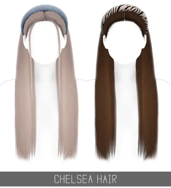 Simpliciaty: Chelsea Hair for Sims 4