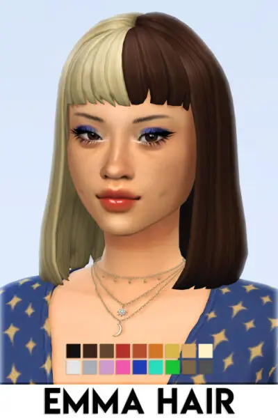 IMVikai: Emma Hair for Sims 4