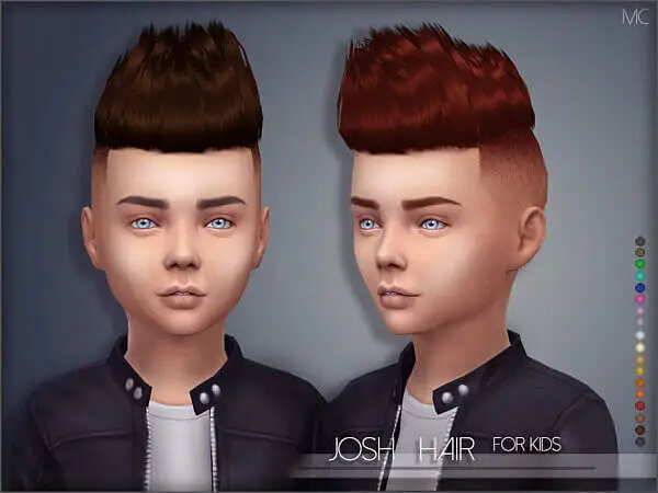 Josh Hair by mathcope ~ The Sims Resource for Sims 4