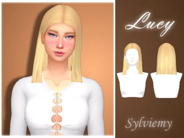 The Sims Resource: Lucy Hairstyle for Sims 4