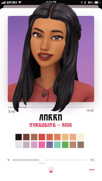 Marso Sims: Narra Hair for Sims 4