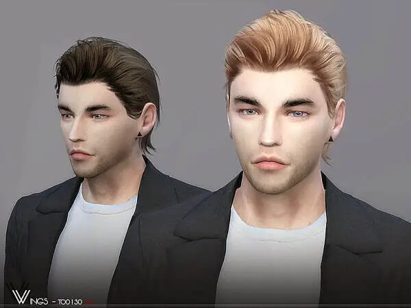 Hairstyle TO0130 by wingssims ~ The Sims Resource for Sims 4